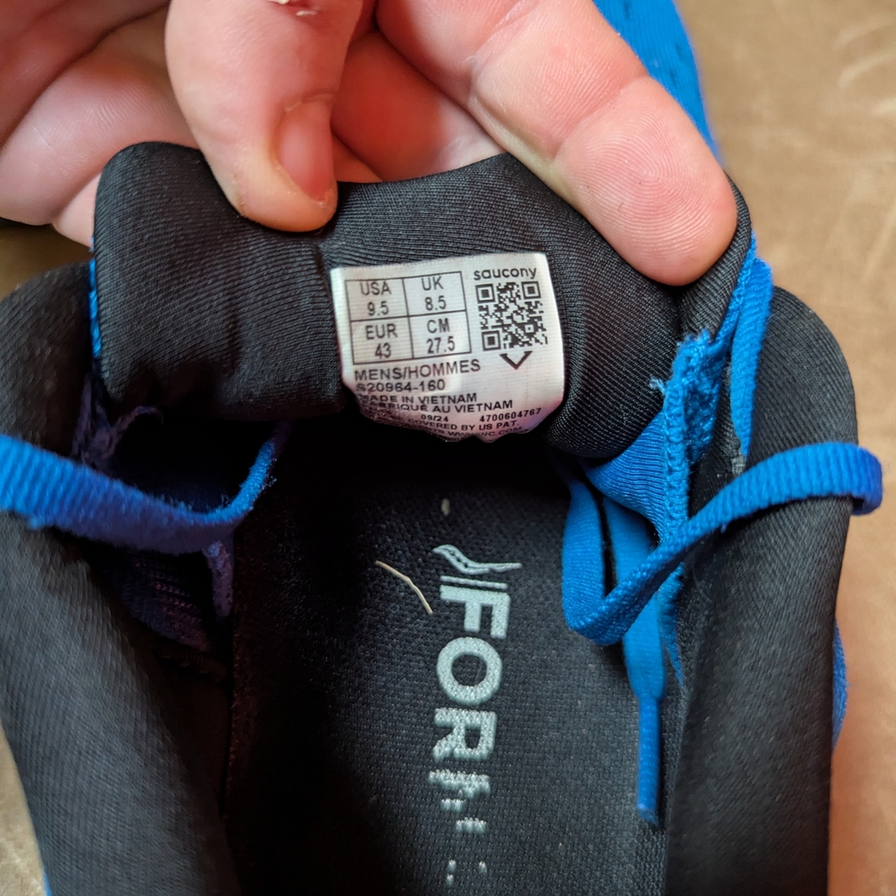 Saucony Blue Athletic Shoes - Picture 8 of 10